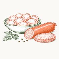 Полуфабрикаты и копчёности